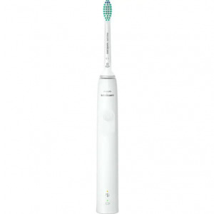 Philips Sonicare Set 2 Periute electrice Sonicare HX3675/13, 1 mod curatare, 1 intensitate, Senzor presiune, Timer, Alb