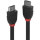 Cablu video LINDY Black, HDMI Male - HDMI Male, v2.0, 0.5m, negru