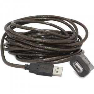 Gembird USB 2.0 Male - USB 2.0 Female, 10m, negru