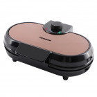 Heinner Aparat de facut gofre Copper Crown HWF-1000CR, 1000W, Negru/aramiu