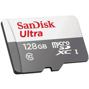 Card memorie SanDisk Micro SDXC UHS-I Clasa 10 128GB + Adaptor SD