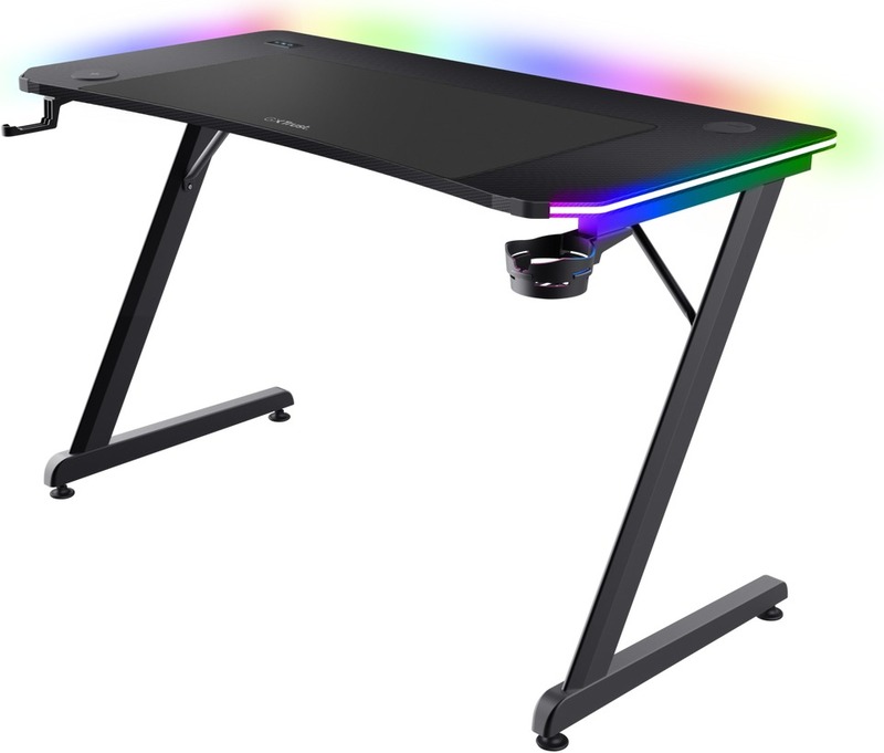 Birou Gaming Trust GXT 710 Luminus Pro RGB Black