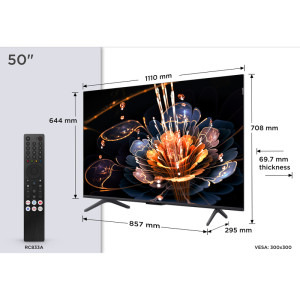 TCL Smart TV 50C61KS Seria C61KS 126cm 4K UHD HDR