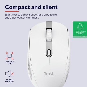 Trust Ozaa Compact Multi-Device Wireless White
