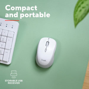 Trust Yvi+ Compact Multi-Device Wireless White