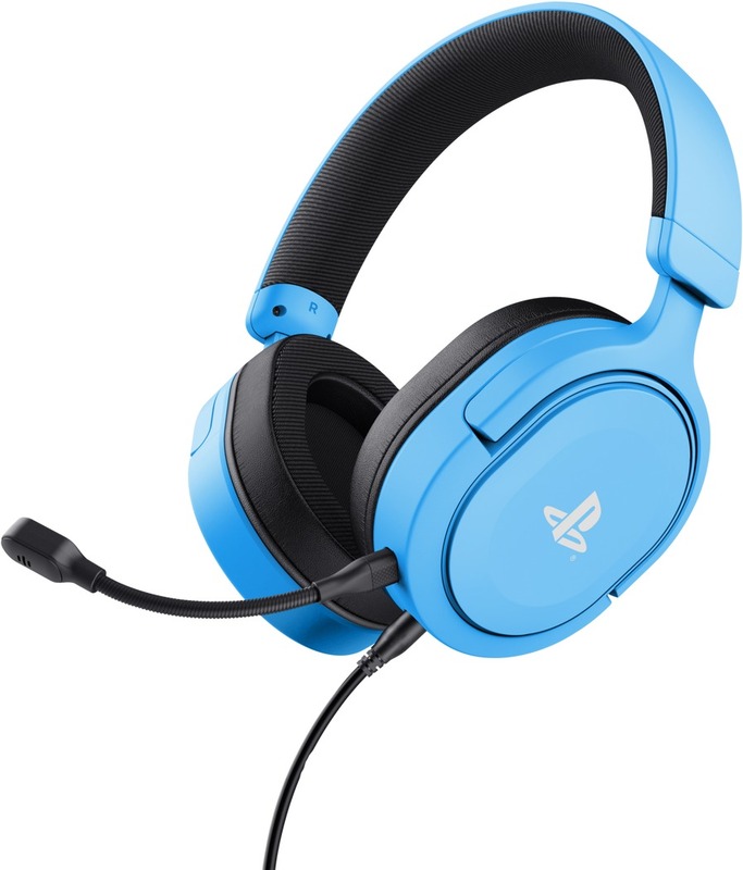 Casti Gaming Trust GXT 498B Forta Gaming PS5 Blue