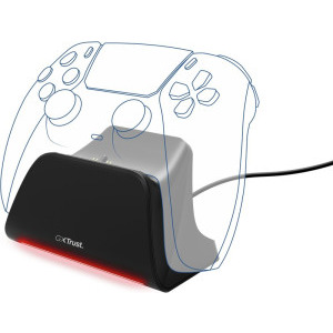 Trust GXT 255 Quick Charge Stand Black pentru PS5