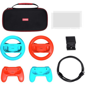 Trust GXT 1249 7-in-1 Accesorii Red/Blue pentru Nintendo Switch