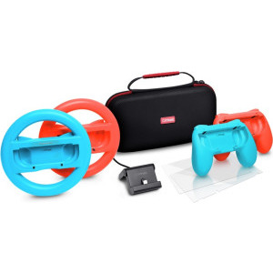 Accesoriu gaming Trust GXT 1249 7-in-1 Accesorii Red/Blue pentru Nintendo Switch