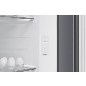 Samsung RS70F64KETEO, 640 L, Clasa E, Full No Frost, Digital Inverter, All Around Cooling, SpaceMax, Metal Cooling, AI Energy, SmartThings, Dozator de apa & gheata, Control electronic, 178 cm, Argintiu