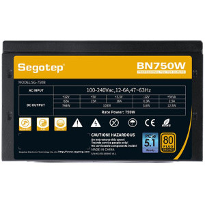 Segotep BN750W V2, 80+ Bronze, 750W