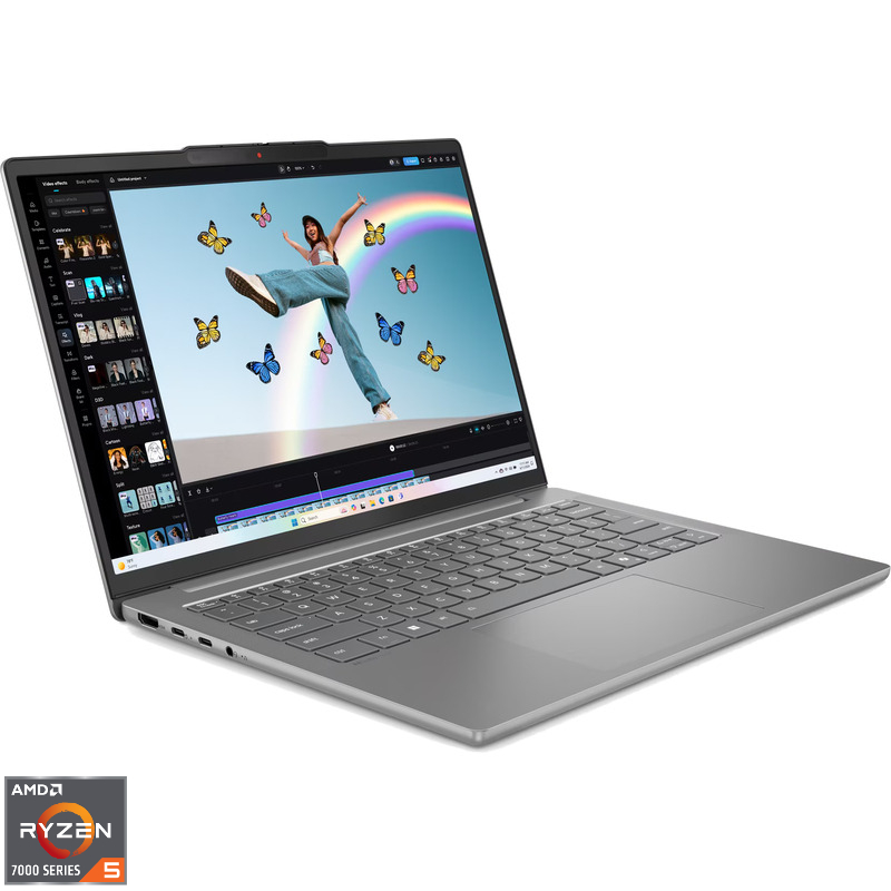 Ultrabook Lenovo 14'' IdeaPad Slim 5 14ARP10, WUXGA IPS, Procesor AMD Ryzen™ 5 7533HS (16M Cache, up to 4.40 GHz), 32GB DDR5, 1TB SSD, AMD R...