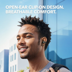 Anker Open-Ear, Soundcore C40i, Bluetooth 5.4, Multipoint, IPX4, Black