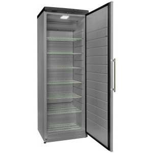 Whirlpool Vitrina frigorifica cu usa plina ADN350S, 230 L, Clasa D, Control mecanic, Iluminare LED, 173 cm, Argintiu