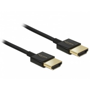 DeLOCK HDMI Male - HDMI Male, v2.0, 1.5m, Ethernet, negru
