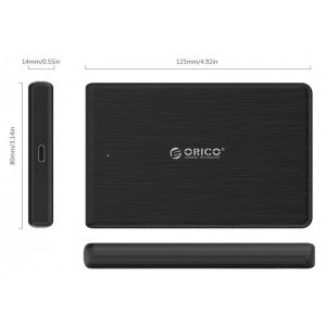 Orico 2189C3 USB tip C Black