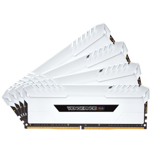 Corsair Vengeance White RGB LED 128GB DDR4 3000MHz CL16 Quad Channel Kit