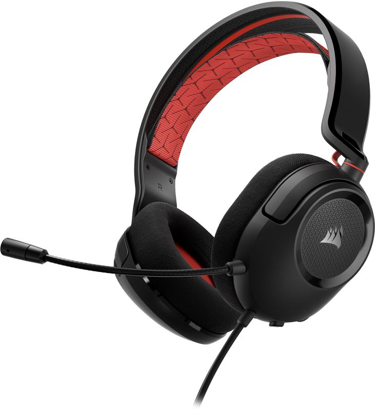 Casti Gaming Corsair HS35 v2 Black/Red