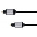 Cablu audio Kruger&Matz S/PDIF Optic Male - S/PDIF Optic Male, 1m, negru