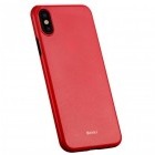 Benks Protectie pentru spate Lollipop Red Mat pentru iPhone X/Xs