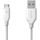 Cablu de date / adaptor Anker PowerLine USB Male la microUSB Male, 1 m, White