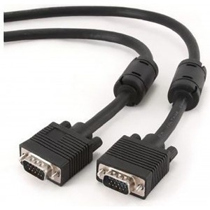 Cablu video Lanberg VGA Male - VGA Male, 1.8m, negru