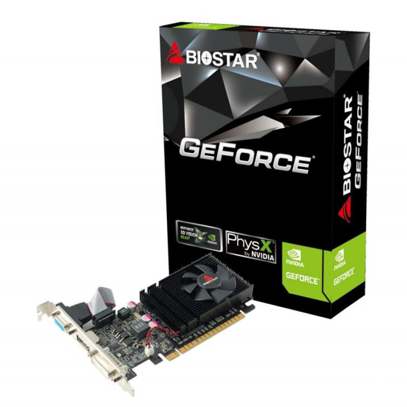 Placa video Biostar GeForce GT 710 1GB DDR3 64-bit - PC Garage