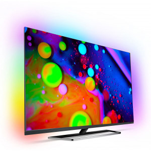 Philips Smart TV Android 49PUS7502/12 Seria PUS7502/12 123cm negru 4K UHD Ambilight cu 3 laturi