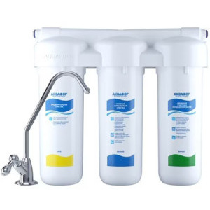 AQUAPHOR Filtru de apa potabila Trio Norma (B510-PP-02-07), montare sub chiuveta, 2 L/min