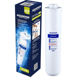 AQUAPHOR Cartus filtrant K7B, carbon block cu argint, aqualen, membrana Hollow Fiber, pentru filtru Crystal Eco
