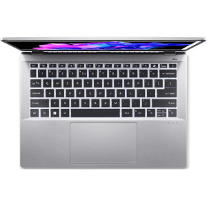 Acer 14'' Swift Go 14 SFG14-72, 2.8K OLED, Procesor Intel® Core™ Ultra 5 125H (18M Cache, up to 4.50 GHz), 16GB LPDDR5X, 512GB SSD, Intel Arc, Win 11 Home, Pure Silver