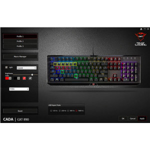 Trust GXT 890 Cada RGB Mecanica