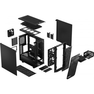 Fractal Design Meshify 2 Compact Black Solid