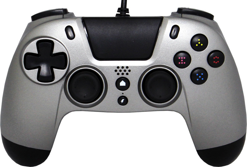 Controller Gioteck VX4 Wired Titanium Grey pentru PC si PS4