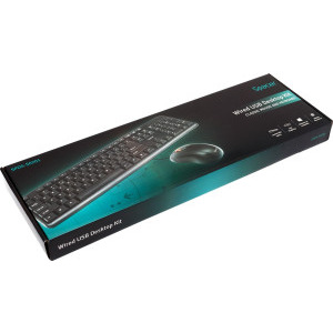 Spacer Tastatura + Mouse Combo SPDS-S6201, Wired, Black