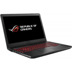Laptop Gaming 15.6'' FX504GE, FHD, Intel® Core™ i7-8750H (9M Cache, up to 4.10 GHz), 8GB DDR4, 1TB SSHD, GeForce GTX 1050 Ti 4GB, FreeDos, Black - PC Garage