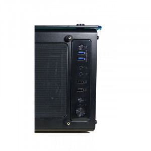 Gaming Black ShotgunX2, AMD Ryzen 7 2700X 3.7GHz, 16GB DDR4, 2TB HDD + 256GB SSD, RTX 2080 8GB GDDR6, Iluminare RGB
