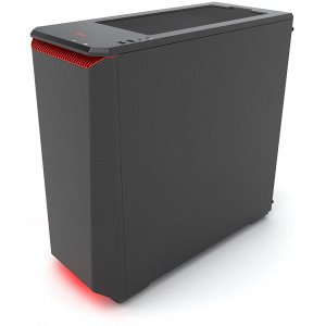 Phanteks Eclipse P400 Tempered Glass Black/Red