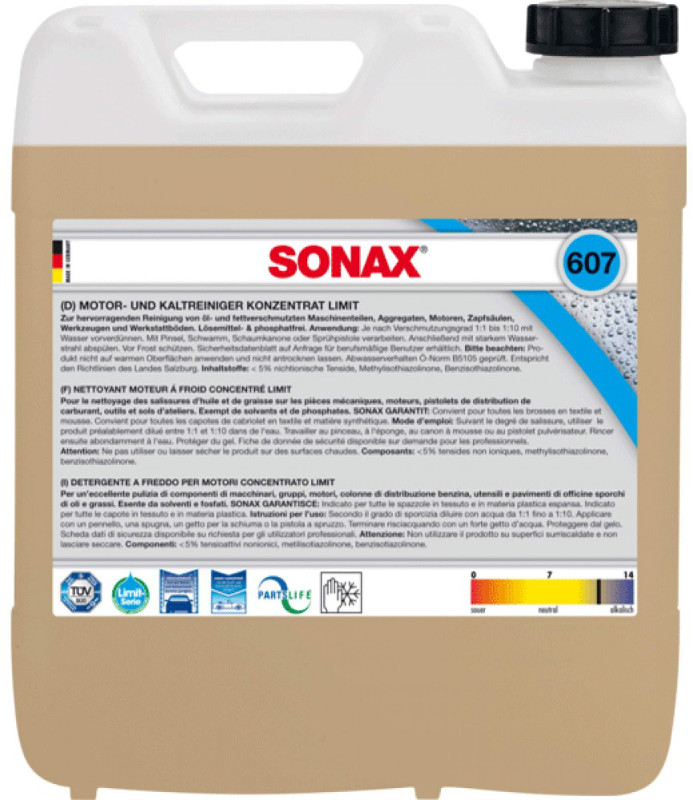 Intretinere motor Sonax Engine Cold Cleaner - Solutie Curatare Motor 10L