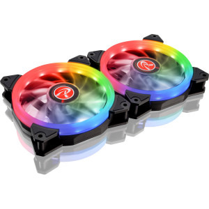 Raijintek IRIS 12 Rainbow RGB LED with Controller, 3 Pack
