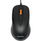Mouse Spacer SPMO-F01, Wired, Black