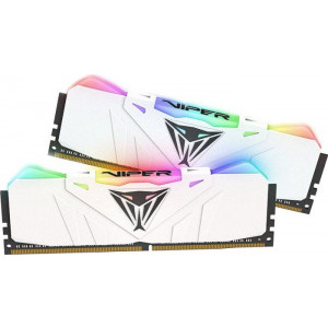 Patriot Viper RGB White 16GB DDR4 3000MHz CL15  Dual Channel Kit