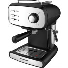 Espressor de cafea Heinner Black Boquette HEM-1100BKX, 850W, 15bar, 1.2L, Negru/Inox
