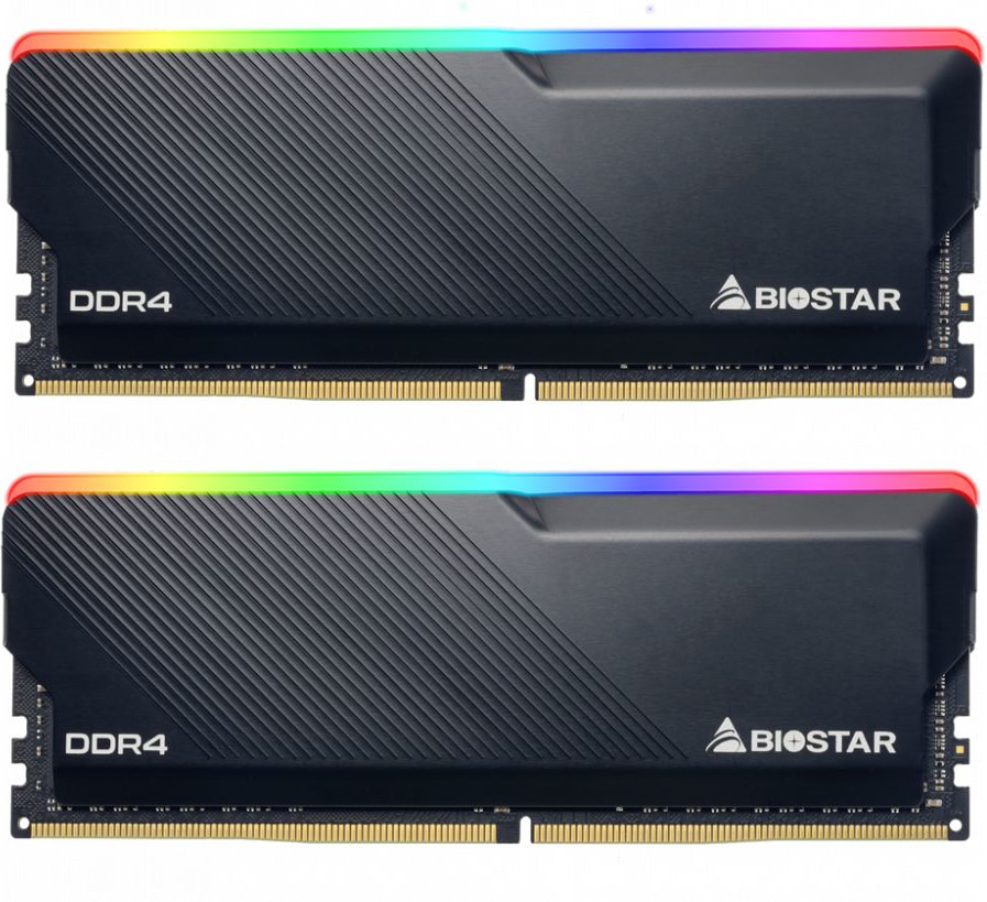 Memorie Biostar Gaming X RGB 16GB DDR4 3200MHz CL18 Dual Channel Kit