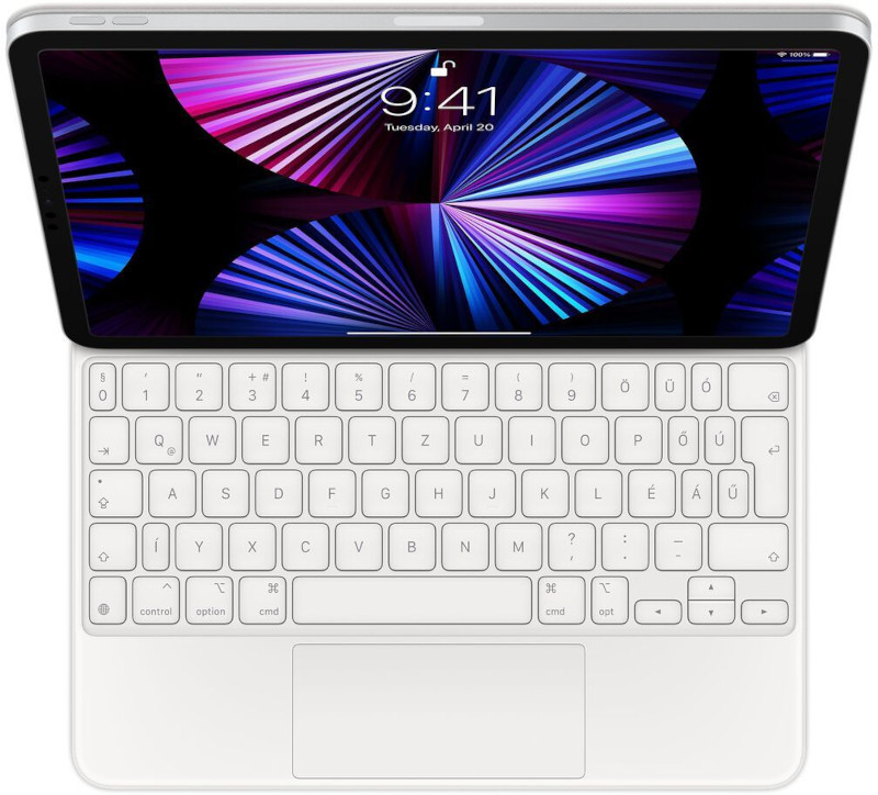 Apple Magic Keyboard pentru iPad Pro 11-inch (3rd & 2nd & 1st gen) si iPad Air (4th) Romanian White