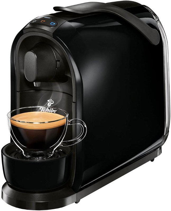 Espressor de cafea Tchibo  15bar, Cafissimo Pure negru