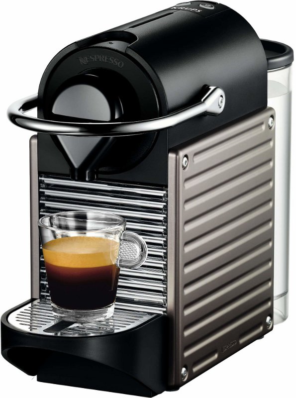 Espressor de cafea Nespresso by Krups Pixie Titan, 1260W, 19bar, 0.7L