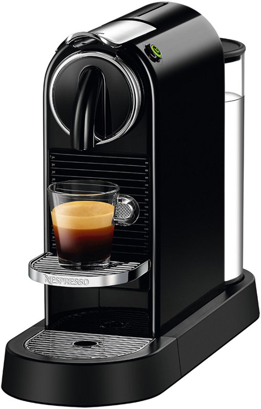 Espressor de cafea Nespresso CitiZ Black D112 EU, Negru, 1260W, 19bar, 1L