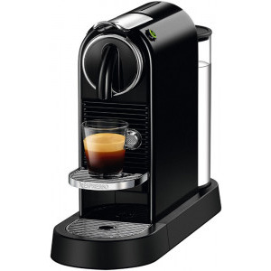 Espressor de cafea Nespresso by DeLonghi CitiZ Black D112 EU, Negru, 1260W, 19bar, 1L