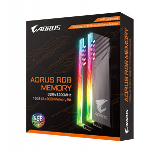 GIGABYTE AORUS RGB 16GB DDR4 3200MHz CL16 Dual Channel Kit + Demo Kit